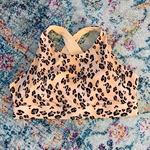 Fabletics Leopard Sports Bra